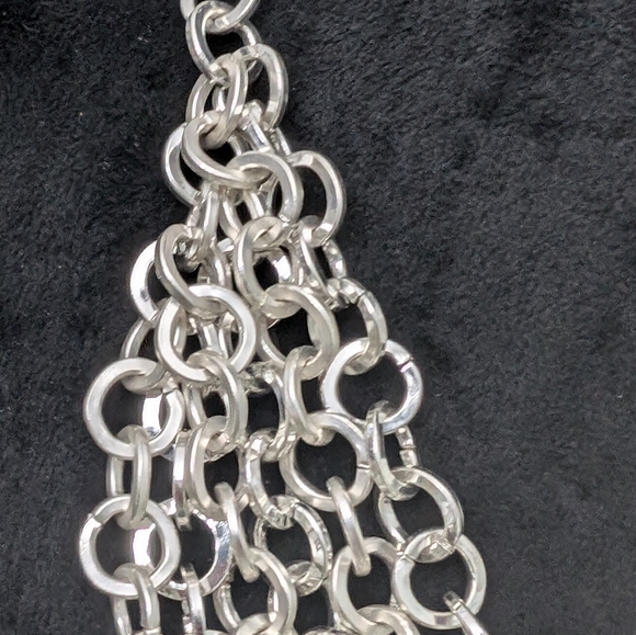 Chico's Polished Silver Tone Necklace - Picture 3 of 8